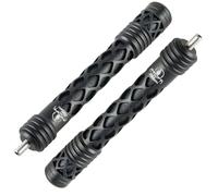 PYMUST Barra stabilizzatrice per arco da 20,3 cm, ammortizzatore antivibrazioni, per caccia e tiro con l'arco composto (nero)