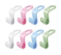 Pynzeka 120 Pezzi Connettore Appendiabiti Ganci Collegamento Grucce Grucce Salvaspazio per Letto Cucina Bagno