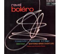 Pyotr Ilyich Tchaikovsky , Bed?ich Smetana , Maurice Ravel Played By Philharmonia Orchestra Conducted By Paul Kletzki - Serenade In C Major / Bartered Bride Overture / Bolro - Music For Pleasure - MFP 2045