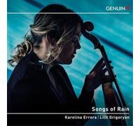 Pyotr Il'yich Tchaikovsky Karolina Errera/Lilit Grigoryan: Songs of Rain (CD)