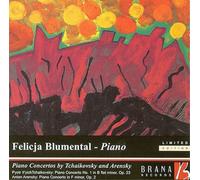 Pyotr Il'yich Tchaikovsky Piano Concertos By Tchaikovsky and Arensky (CD)