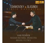 Pyotr Il'yich Tchaikovsky Tchaikovsky & Glasunov: Violin Concertos (CD) Album