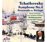 Pyotr Il'yich Tchaikovsky Tchaikovsky: Symphony No. 4/Serenade for Strings (CD)