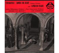 Pyotr Ilyich Tchaikovsky , The London Philharmonic Orchestra , Eduard Van Beinum , Orchestre De La Socit Des Concerts Du Conservatoire , Carl Schuricht - Romeo And Juliet (Fantasy Overture) And Capriccio Italien - Ace Of Clubs - ACL.11, Ace Of Clubs - A