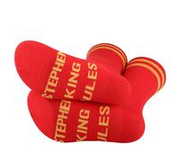 Pyoul, 1 paio di calzini ispirati al film Stephen K Rules, regalo per amanti dei libri horror, regalo per amanti del film Stephen K, Stephen K Regole 1p, Taglia unica