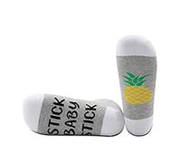 PYOUL 1 paio di calzini Stick Baby Stick calzini Lucky Transfer calzini in vitro FIV calzini infertilità calzini F trasferimento embrioni calzini, S baby s ananas 1 paio EU, Taglia unica