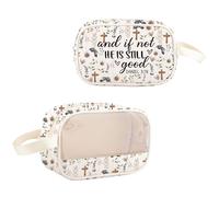 PYOUL and If Not He is Still Good - Trousse per il trucco, idea regalo cristiana basato sulla fede, E se non Mb Eu