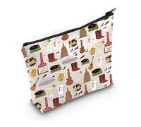 PYOUL Austin Lover Gift Welcome to Austin Design Makeup Bag Austin Texas Vacation Cosmetic Bag Austin Souvenir Travel Bag, Benvenuti a Austin Bag