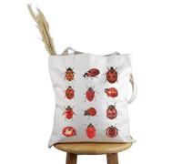 Pyoul, borsa a mano per amanti delle coccinelle, idea regalo per amanti delle coccinelle, Borsa Coccinella, medium