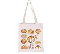 PYOUL - Borsa a secchiello per amanti del lievito naturale, idea regalo per amanti del pane, Borsa a lievito, medium