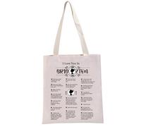 PYOUL - Borsa a tracolla con scritta "I Love You In B" ispirata al programma televisivo Regency Romance Romance Novels, Love You in B Tote, Large