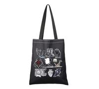 PYOUL Borsa da regalo letteraria Edgar A P Fan Tote Bag Bookish Fandom Borsa Letteratura Regalo Goblincore Poeta Poesia Regalo, Edgar a P Fan Tote, medium