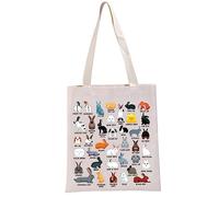 Pyoul, borsa per amanti dei coniglietti, idea regalo per amanti dei conigli, idea regalo per fan dei coniglietti, Tipo di conigli T, Large