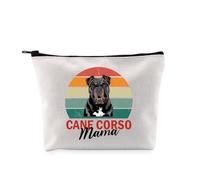 Pyoul, borsa per il trucco con mastino italiano, regalo per amanti dei cani, cane corso, regalo per mamma, Cane Corso Mama Borsa