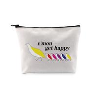 Pyoul, borsa per il trucco ispirata al programma televisivo C Get Happy Situation Comedy Lover, borsa cosmetica anni '70, regalo per fan delle sitcom, C Get Happy Bag