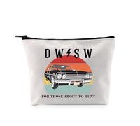 PYOUL Borsa per il trucco ispirata al programma televisivo Those About to Hunt Fantasy Suspense Serie TV Fan Cosmetic Bag TV Series Regalo per gli amanti, In procinto di cacciare Bag