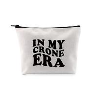 Pyoul, borsa per il trucco ispirata alle donne anziane, con scritta "My Crone Era", per mamma, nonna, nonna, idea regalo, Borsa My Crone Era