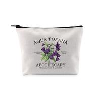 PYOUL - Borsa per trucchi femminista con tofana color acqua, per diritti riproduttivi, idea regalo per donne, Borsa Aqua Tofana