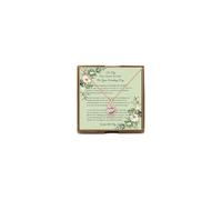 PYOUL - Collana con scritta in inglese "To Bride To My Sister In Law", regalo per la sorella dello sposo, Misura unica, Metallo