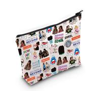 PYOUL Comedy Sitcom TV Show Ispirato Regalo Abbi e Ilana Trousse Cosmetici Femminista Cosplay Merch, Borsa Abbi e Ilana