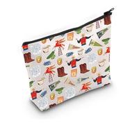 PYOUL Dallas Lover Gift Welcome to Dallas Design Makeup Bag Dallas Texas Vacation Cosmetic Bag Dallas Souvenir Travel Bag, Benvenuti a Dallas Bag