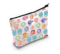 PYOUL Futuro Microbiologo Regalo di Globuli Bianchi Immunitarie Sacchetto Trucco Microbiologia Sacchetto Cosmetico Regalo Biologia Amante Regalo, Borsa delle cellule immunitarie