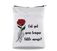 PYOUL Haunting Adeline Inspired Gift Cat Got Your Tongue Little Mouse Book Sleeve Zade e Adeline Book Cover Bookish Gift (piccolo topo BS EU)