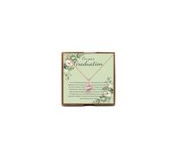 PYOUL High Sch-ool College Dottorato di Laurea Regalo per Lei, Collana con scritta "On Your Gra-Duation", gioiello per figlia Gra-duation, regalo per il giorno della laurea, Misura unica, Metallo
