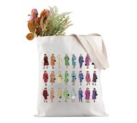 PYOUL Regina Elisabetta Regina Elisabetta Regina Regina Regina Rip Queen regalo, Borsa Rainbow Queen EU, medium
