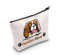 PYOUL - Trousse da viaggio con cerniera per amanti del Cavalier King Charles Spaniel, Borsa mamma Cavalier