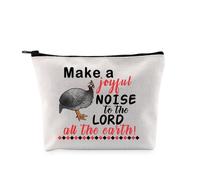 Pyoul, trousse per il trucco per amanti delle faraone, idea regalo per amanti delle faraone, idea regalo per la mamma, Joyful Noise Bag