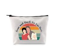 PYOUL - Trousse per trucchi ispirata alla commedia, idea regalo per amanti della commedia, idea regalo anni '70, Knock Our Door Bag