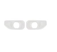 PYPFQUMQGR Griglia Paraurti Anteriore Adesivi Decorativi for Coprifari Fendinebbia Anteriori per Auto Jeep per Wrangler JL per Gladiator JT per Sahara 2018-2025 Accessori Esterni (White-A)
