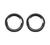 PYPFQUMQGR Griglia Paraurti Anteriore Copertura Decorativa for Fendinebbia Anteriore per Jeep per Renegade 2019 2020 2021 2022 2023 2024 Accessori Esterni for Auto (Carbon Fiber Grain)