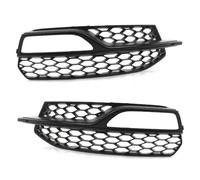 PYPFQUMQGR Griglia Paraurti Anteriore Griglia Fendinebbia Paraurti Anteriore Auto Copertura Lampada A Nido d'Ape per A3 S3 RS S-Line 2013-2016 8V3807681 8V3807682 (1 Pair black1)