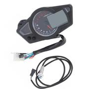 PYPFQUMQGR Motocicletta Cruscotto Contagiri LCD Digitale Moto Tachimetro Contachilometri 11000rpm Cruscotto Misuratore Universale per Harley per Touring per Road King Cruscotto per Moto