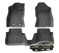 PYPFQUMQGR Tappetin Tappetini Auto in TPE Impermeabili per Tutte Le Stagioni Accessori per Timone Sinistro per Subaru per Crosstrek 2024 Tappetini Carpet(3P)