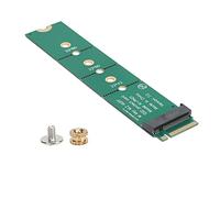 Pyralxwight Adattatore M.2 NGFF a chiave M per scheda di protezione SSD, scheda adattatore di test M.2, modulo di estensione per SSD con protocollo PCIe dotato di viti e dadi, consente di