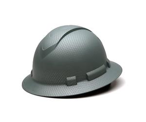 Pyramex Ridgeline - Casco rigido a falda integrale, con cricchetto, 4 punti, colore: Argento opaco