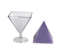 Pyramid Candle Mold Reusable Silicone DIY Craft Maker