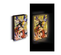 PYRAMID - DRAGON BALL Z (GOKU SUPER SAIYAN) 30x40 LIGHT UP CANVAS Poster