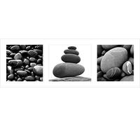 Pyramid Generic Stones Triptych 33 x 95 cm Tela Stampata