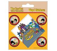 Pyramid International - Adesivi in vinile, motivo: The Beatles (sottomarino giallo), multicolore, 10 x 12,5 x 1,3 cm