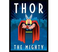 Pyramid International AFWDC92238 - Stampa su tela Marvel Deco Thor, in cotone, multicolore, 1,8 x 30 x 40 cm