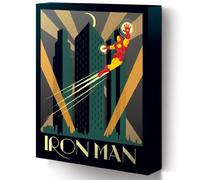 Pyramid International AFWDC92240 - Stampa su tela Marvel Deco Iron Man, in cotone, multicolore, 1,80 x 30 x 40 cm