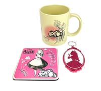 Pyramid International Alice in Wonderland Gift Set with Mug, Coaster and Keyring
