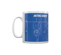 Pyramid International Astro Bot - Tazza con stampa blu
