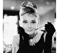 Pyramid International Audrey Hepburn Colazione da Tiffany, Stampa su Tela, Cotone, Multicolore, 1,8 x 85 x 85 cm