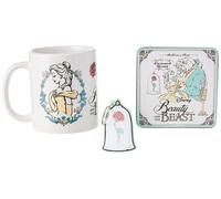 Pyramid International Beauty and The Beast Gift Set with Mug, Coaster and Keyrin