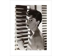 Pyramid International" Blinds Audrey Hepburn stampa artistica, carta, multicolore, 60 x 80 x 1,3 cm